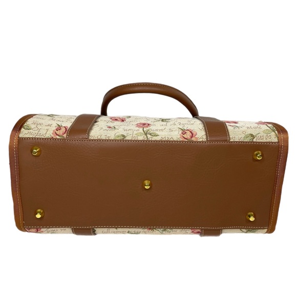 Signare Tapestry Floral Roses Travel Duffel Bag - Picture 9 of 10